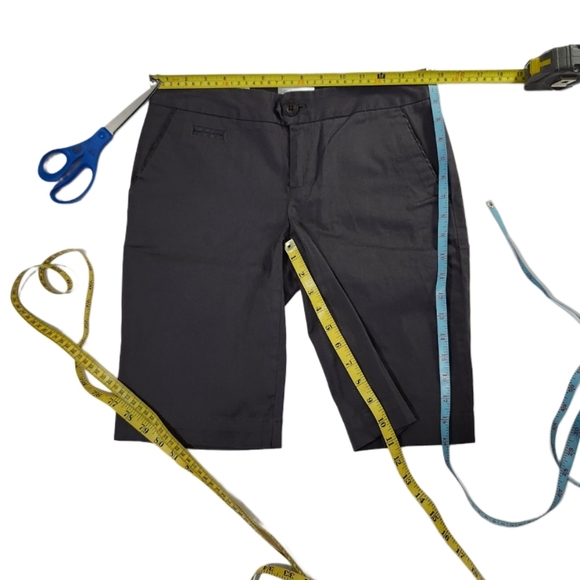 NWT Calvin Klein Women's Size 0 The Chelsea Classic Bermuda Shorts Casual Gray - Picture 7 of 10